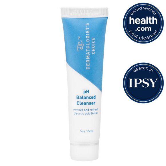 Dermatologist's Choice pH Balanced Cleanser .5oz 15ml Remove & Refresh Set of 3 - Picture 2 of 4